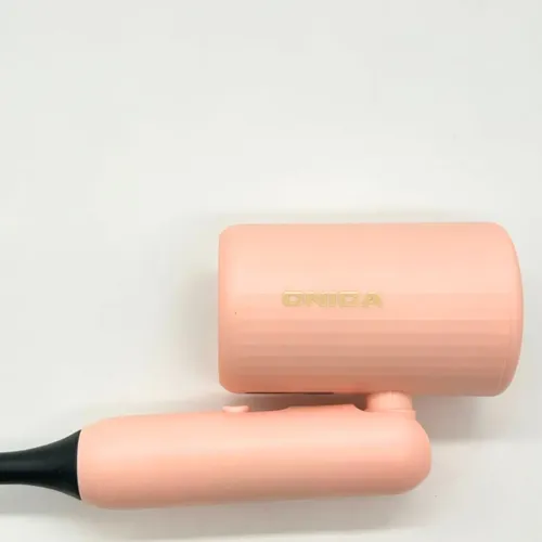 Mini Secador De Pelo Plegable Onica Cuidado De Cabello Viaje Color Rosa