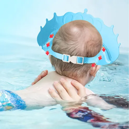 Gorro De Ducha Para Bebé, Protectores De Oídos, Gorro De