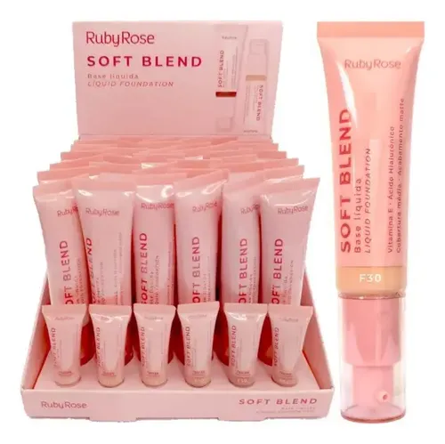 Base De Maquillaje Liquida Matte Soft Blend Ruby Rose
