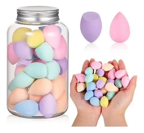 Mini Esponja De Maquillaje, 10 Unidades, Batidora Para Base
