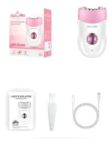 Depiladora Eléctrica Mujer Recargable Daling Dl-6053