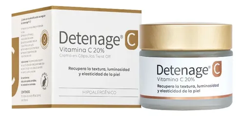 Detenage C Crema En Cápsulas Vitamina C 20% Antiarrugas 30u