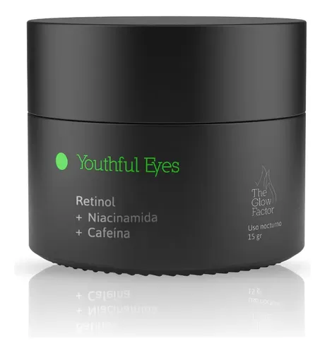 The Glow Factor Youthful Eyes – Máscara de Ojos con Cafeína, Hamamelis y Aloe Vera x 15g