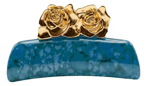 Broches De Pelo Dorados De 6 Colores Marmolados| Bag X12u Rosas
