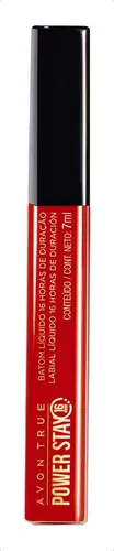 Avon Labial Liquido Power Stay Mate Intransferible Dura 16hs Color Dynamite Cherry