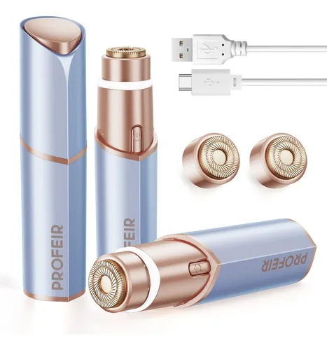 Dispositivo De Depilación Eléctrico Profeir Pf7 Para Mujeres Light Blue And Rose Gold