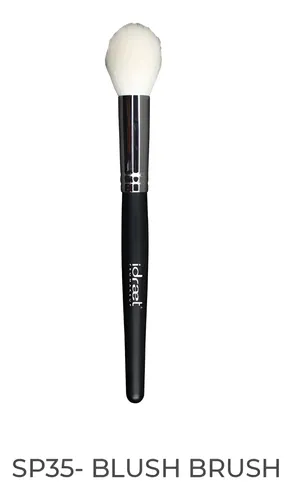 Idraet Brocha Rubor/maquillaje Pelo Natural Sp35 Color Negro