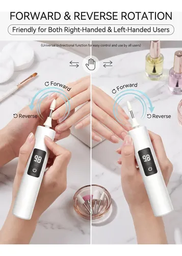 Professional Electric Nail Drill Polisher Kit With Display