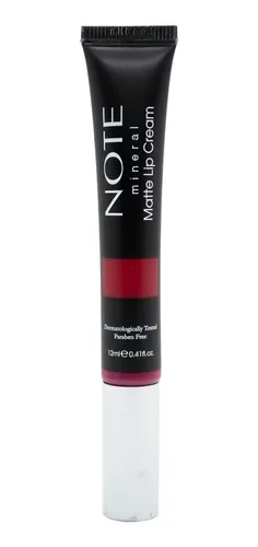 Note Mineral Matte Lip Cream Labial En Crema Mate Vegano