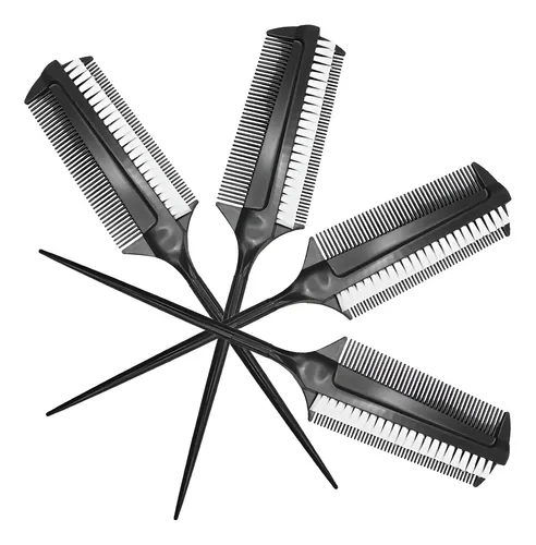 4 Peinetas Doble Cara 2 En 1 Para Teñir Cabello