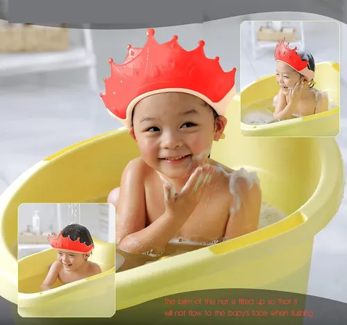 Gorro De Ducha Para Bebés Y Niños: Visera Protectora