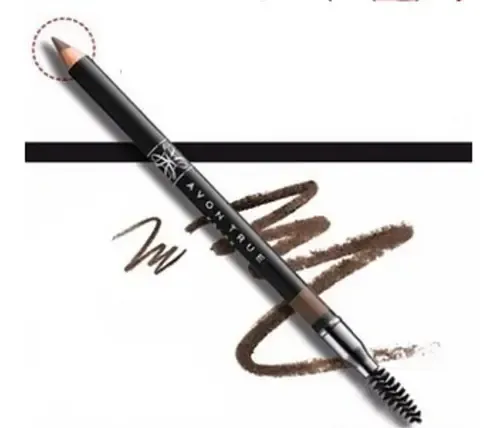 Avon True Color Lapiz Delineador Cejas Con Cepillo Color Medium Brown = Marron Mediano