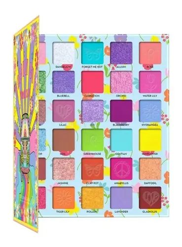 Kit Paleta Sombras Flower Child Freshly Cut Rude Cosmetics