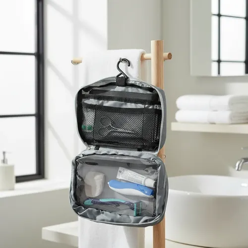 Neceser Viaje Organizador Maquillaje Cartera Compacto 20×13