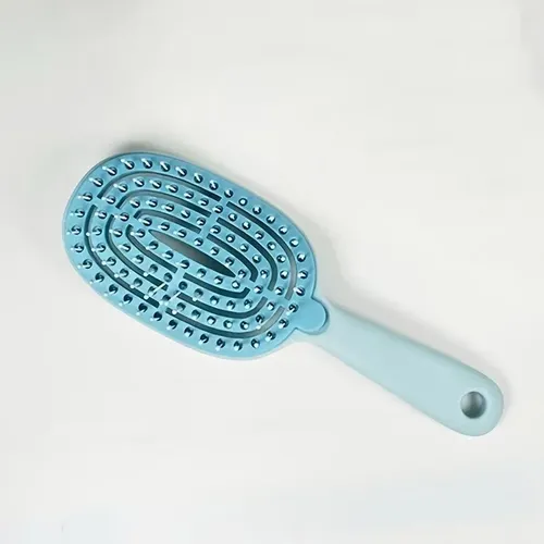 Cepillo Desenredante Autolimpiante Para Cabello Ivory White