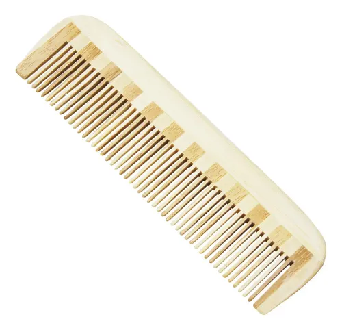 Set X2 Peines De Madera Bambú Ecológico Anti Frizz Pelo Madera