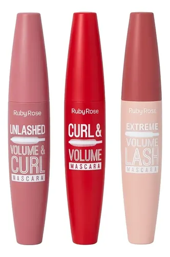 Rimel Mascara Para Pestañas Negra Ruby Rose Hb-8308 Volumen