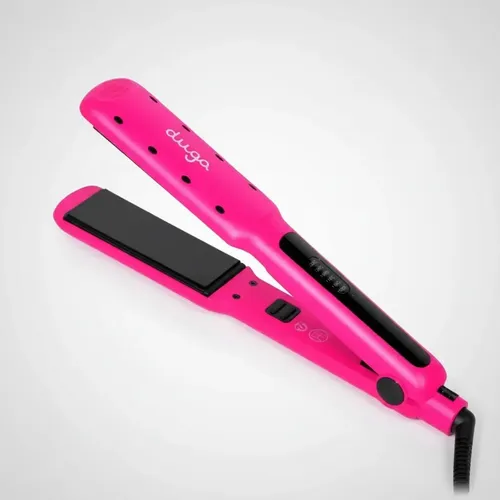 Plancha Para Cabello Humedo Y Seco Duga, Profesional 70 Watts D207 Color Rosa