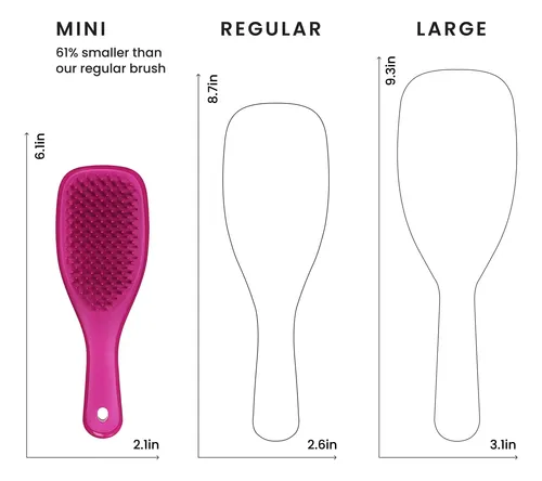 Cepillo Para Cabello Tangle Teezer Mini Electric Raspberry