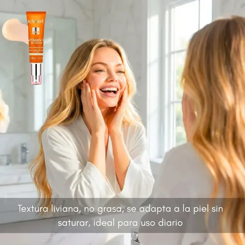 Base Maquillaje Vitamin C Bb Cream Correctora Idraet Light