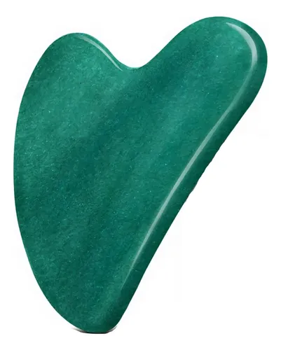 Gua Sha Cuarzo Rosa Jade Herramienta Masaje Facial Piedra