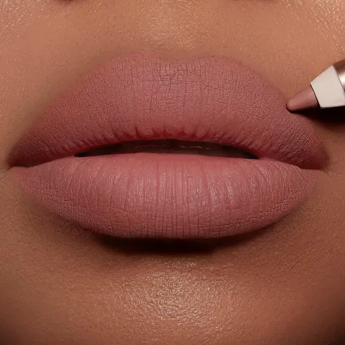 Lápiz Delineador De Labios Mate Charlotte Tilbury Rosa Pálido Pillow Talk