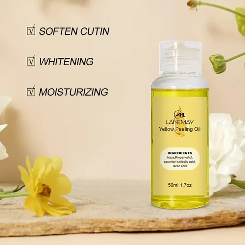 Aceite Exfoliante, Aceite De Peeling Amarillo