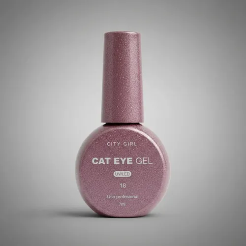 Esmalte City Girl Ojo De Gato 7ml, Efecto Magnético 18
