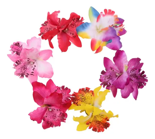 Pinzas Para El Cabello Con Flores Hawaianas, Accesorio De Mo