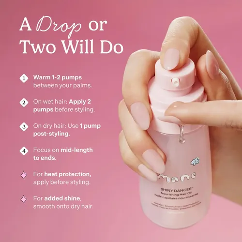 Aceite Capilar Mane Shiny Dancer Anti Frizz Protector Térmic