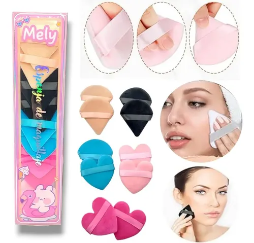 Pack De Esponjas Para Maquillaje Aplicadores Suaves X10pcs