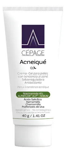 Cepage Acneique Crema-gel Antioxidante Pieles Acne 40g