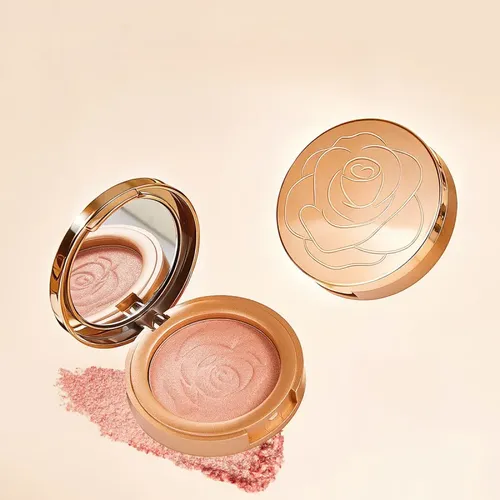 Crema De Rubor Iluminadora De Pétalos Para Maquillaje Facial