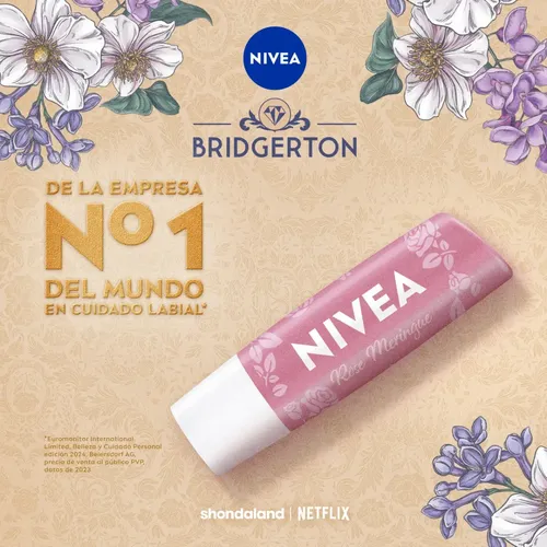 Nivea Labial Edición Especial Bridgerton Rose Meringue Lip