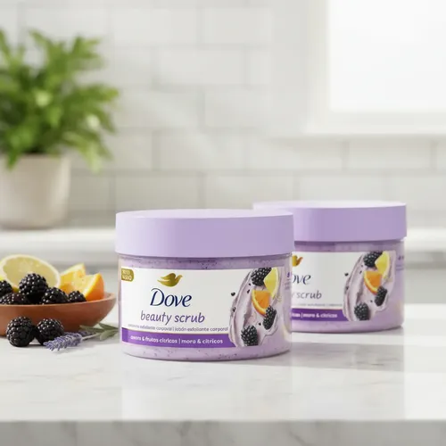 Pack X2 Dove Exfoliante Corporal Mora Y Cítricos 280 G