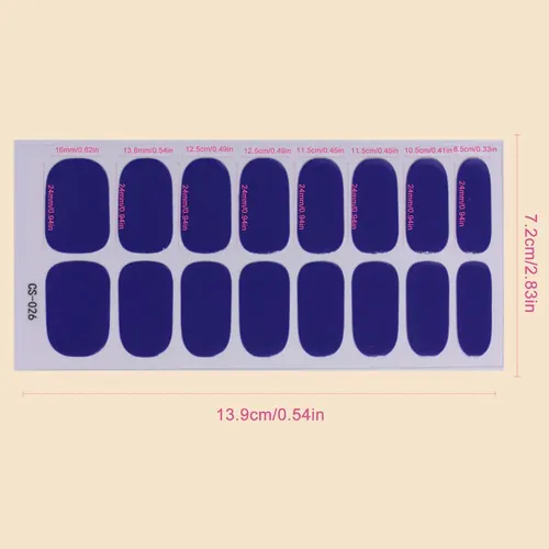 Mj * Pegatinas De Uñas De Gel Semicuradas Pegatinas De