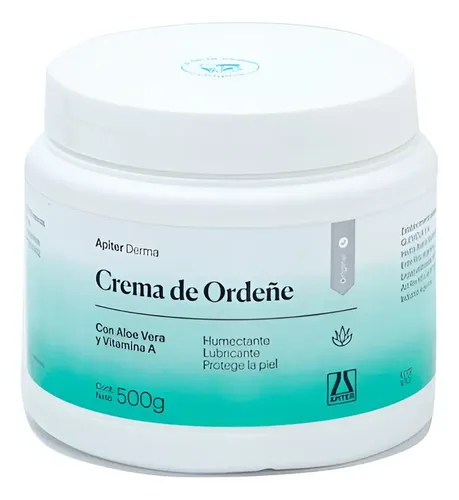 Crema De Ordeñe Con Aloe Y Vitamina A, 500g.