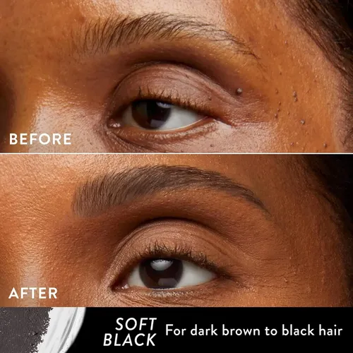 Lápiz Y Gel Para Cejas 2 En 1 Negro Suave