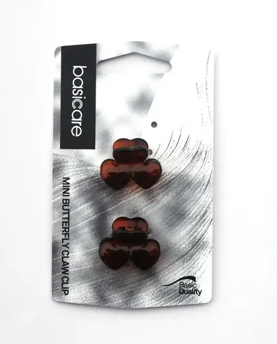 Mini Broches Marrones Para Pelo X2 Basicare 3246