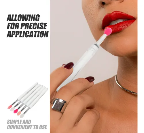 Pincel For Labios, Aplicador De Labios De Silicona, Máscara