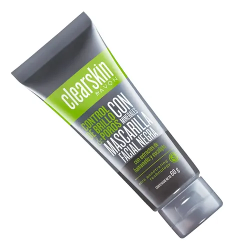 Clearskin Avon Mascarilla Facial Negra Control Brillo/poros Tipo de piel Grasa
