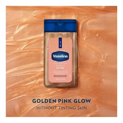 Vaseline Cocoa Body Oil Shimmer 50 Ml Tamaño Viajero Vainilla Cocoa