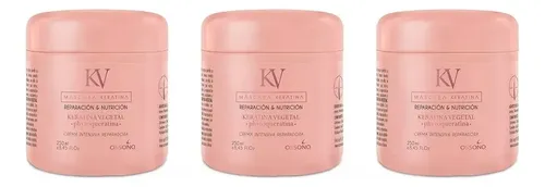 Kit 3 Mascaras Keratina Ossono X 250ml -reparacion Nutricion