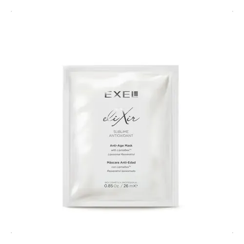 Mascarilla Facial Antiedad Elixir Con Resveratrol Exel