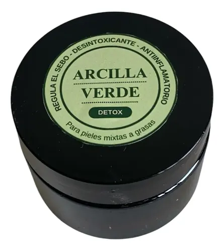 Mascarilla Detox Arcilla Verde 40g Vegana Natural