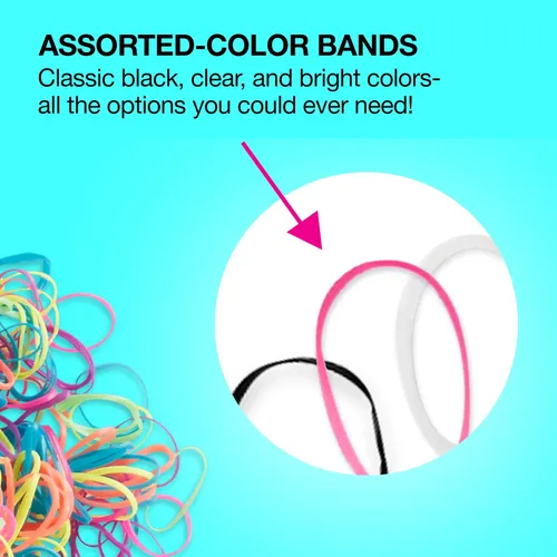 Elásticos Para El Cabello Conair Scunci, Bandas De Goma, 200