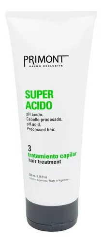 Tratamiento Super Acido Pomo Cabello Decolorad Primont 220ml