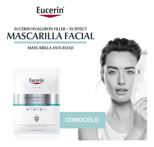Eucerin Hyaluron-Filler Mascarilla Facial Intensiva para piel Sensible 10mL 10g