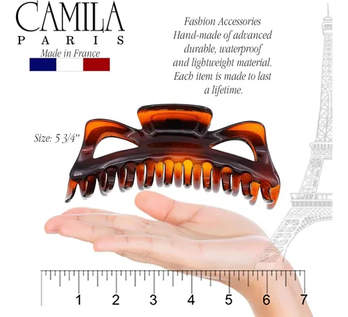 Clip Grande De Garra Camila Paris Cp118 Para Cabello Grueso