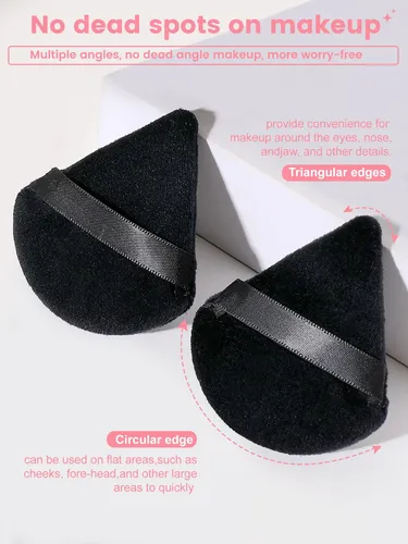 1set 35 Brochas Y Esponjas Maquillaje Con Accesorios Negro2